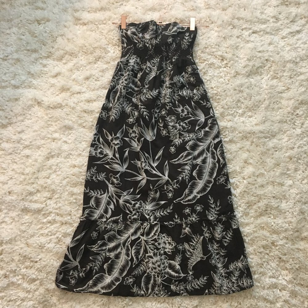 ROXY STRAPLESS MIDI DRESS 🎇LIKE NEW🎇